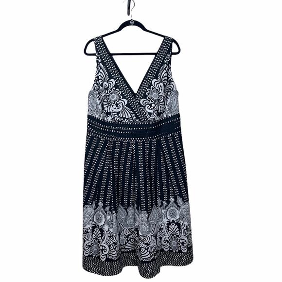 Signature Robbie Bee Sleeveless Cotton Dress 16 W - Picture 7 of 7